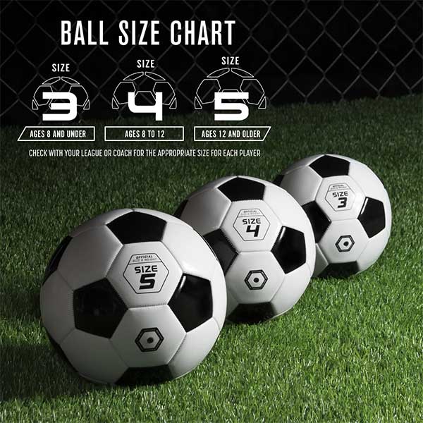 Kích thước tiêu chuẩn của quả bóng đá trong các trận đấu